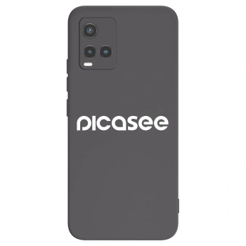 Picasee silikonový černý obal pro Vivo Y33s - Picasee - new logo - white