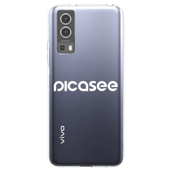 Picasee silikonový průhledný obal pro Vivo Y72 5G - Picasee - new logo - white