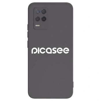 Picasee silikonový černý obal pro Realme 8 5G - Picasee - new logo - white