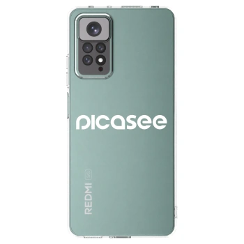 Picasee silikonový průhledný obal pro Xiaomi Redmi Note 11 - Picasee - new logo - white