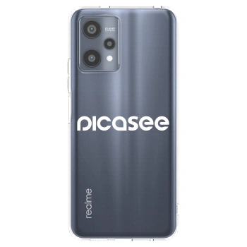 Picasee silikonový průhledný obal pro Realme 9 Pro 5G - Picasee - new logo - white