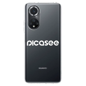 Picasee silikonový průhledný obal pro Huawei Nova 9 SE - Picasee - new logo - white