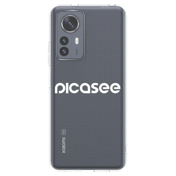 Picasee silikonový průhledný obal pro Xiaomi 12 Pro - Picasee - new logo - white