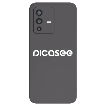 Picasee silikonový černý obal pro Vivo V23 5G - Picasee - new logo - white