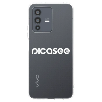 Picasee silikonový průhledný obal pro Vivo V23 5G - Picasee - new logo - white