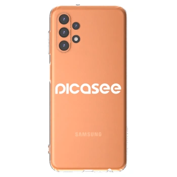 Picasee silikonový průhledný obal pro Samsung Galaxy A13 4G A135 - Picasee - new logo - white