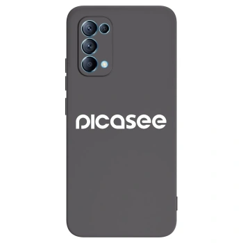 Picasee silikonový černý obal pro OPPO Reno 5 5G - Picasee - new logo - white