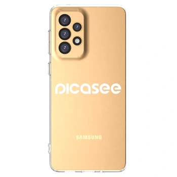 Picasee silikonový průhledný obal pro Samsung Galaxy A33 5G A336 - Picasee - new logo - white