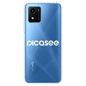 Picasee silikonový průhledný obal pro Vivo Y01 - Picasee - new logo - white