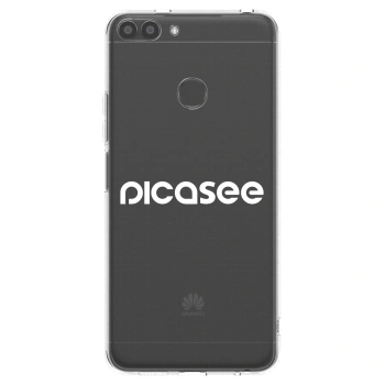 Picasee silikonový průhledný obal pro Huawei P Smart - Picasee - new logo - white