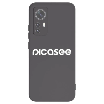Picasee silikonový černý obal pro Xiaomi 12X - Picasee - new logo - white
