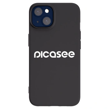 Picasee silikonový černý obal pro Apple iPhone 14 - Picasee - new logo - white