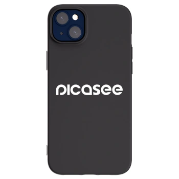 Picasee silikonový černý obal pro Apple iPhone 14 Plus - Picasee - new logo - white