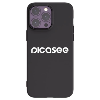 Picasee silikonový černý obal pro Apple iPhone 14 Pro Max - Picasee - new logo - white