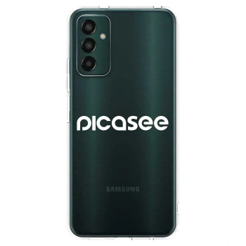 Picasee silikonový průhledný obal pro Samsung Galaxy M13 M135F - Picasee - new logo - white