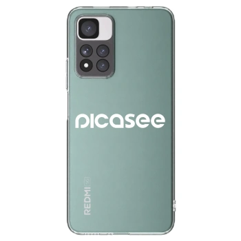 Picasee silikonový průhledný obal pro Xiaomi Redmi Note 11 Pro+ 5G - Picasee - new logo - white