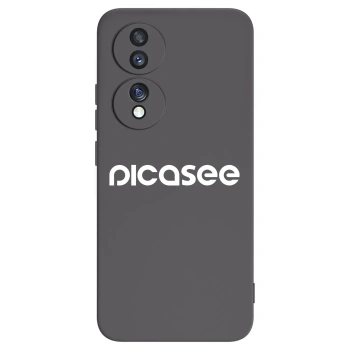 Picasee silikonový černý obal pro Honor 70 - Picasee - new logo - white