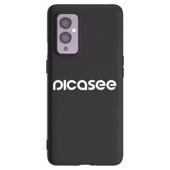 Picasee silikonový černý obal pro OnePlus 9 - Picasee - new logo - white