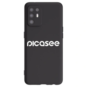 Picasee silikonový černý obal pro OPPO A94 5G - Picasee - new logo - white