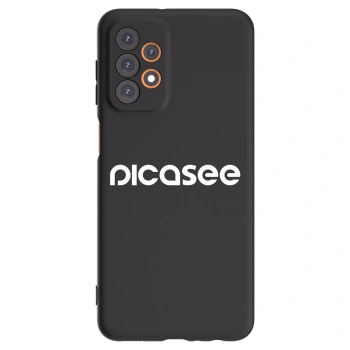 Picasee silikonový černý obal pro Samsung Galaxy A23 A236B 5G - Picasee - new logo - white