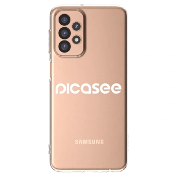 Picasee silikonový průhledný obal pro Samsung Galaxy A23 A236B 5G - Picasee - new logo - white
