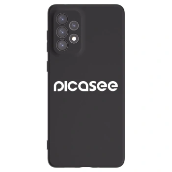 Picasee silikonový černý obal pro Samsung Galaxy A73 5G - Picasee - new logo - white