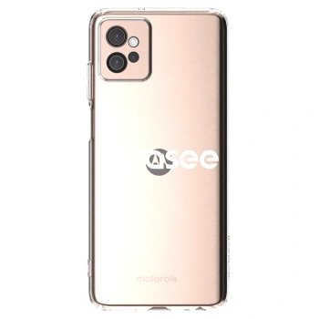 Picasee silikonový průhledný obal pro Motorola Moto G32 - Picasee - new logo - white