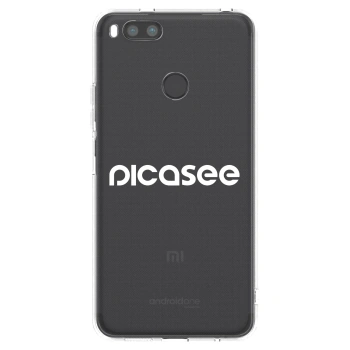Picasee silikonový průhledný obal pro Xiaomi Redmi A1 - Picasee - new logo - white