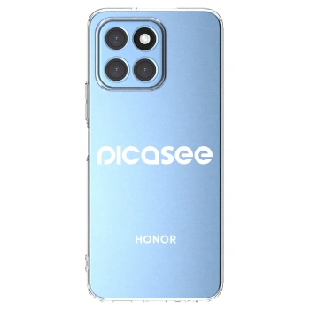 Picasee silikonový průhledný obal pro Honor X8 5G - Picasee - new logo - white