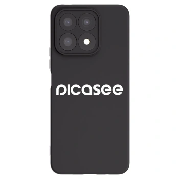 Picasee silikonový černý obal pro Honor X8a - Picasee - new logo - white