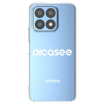 Picasee silikonový průhledný obal pro Honor X8a - Picasee - new logo - white
