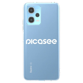 Picasee silikonový průhledný obal pro Xiaomi Redmi Note 12 5G - Picasee - new logo - white