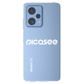 Picasee silikonový průhledný obal pro Xiaomi Redmi Note 12 Pro 5G - Picasee - new logo - white