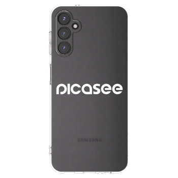 Picasee silikonový průhledný obal pro Samsung Galaxy A14 4G A145R - Picasee - new logo - white