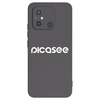 Picasee silikonový černý obal pro Xiaomi Redmi 12C - Picasee - new logo - white