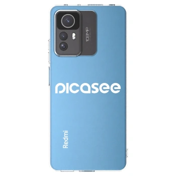 Picasee silikonový průhledný obal pro Xiaomi Redmi Note 12S - Picasee - new logo - white