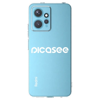 Picasee silikonový průhledný obal pro Xiaomi Redmi Note 12 4G - Picasee - new logo - white