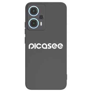Picasee silikonový černý obal pro Xiaomi Poco F5 - Picasee - new logo - white