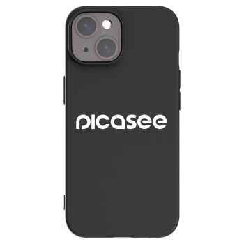 Picasee silikonový černý obal pro Apple iPhone 15 - Picasee - new logo - white
