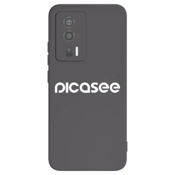 Picasee silikonový černý obal pro Xiaomi Poco F5 Pro 5G - Picasee - new logo - white