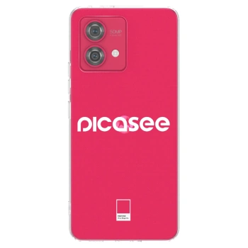 Picasee silikonový průhledný obal pro Motorola Moto G84 5G - Picasee - new logo - white