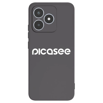 Picasee silikonový černý obal pro Realme C53 - Picasee - new logo - white