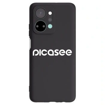 Picasee silikonový černý obal pro Honor X7a - Picasee - new logo - white