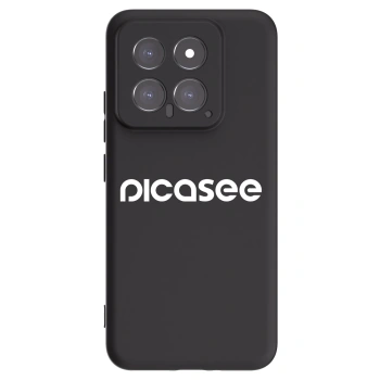 Picasee silikonový černý obal pro Xiaomi 14 - Picasee - new logo - white