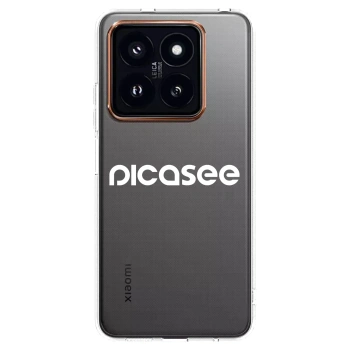 Picasee silikonový průhledný obal pro Xiaomi 14 Pro - Picasee - new logo - white