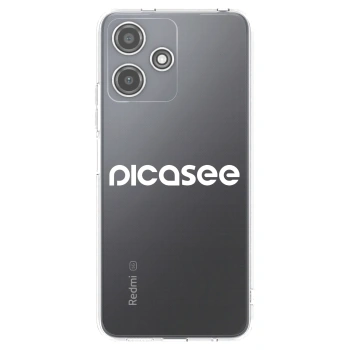 Picasee silikonový průhledný obal pro Xiaomi Redmi 12 5G - Picasee - new logo - white