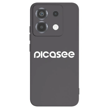 Picasee silikonový černý obal pro Xiaomi Poco X6 - Picasee - new logo - white