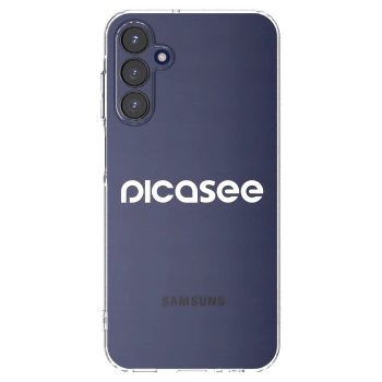 Picasee silikonový průhledný obal pro Samsung Galaxy A15 A155F 4G - Picasee - new logo - white