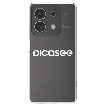 Picasee silikonový průhledný obal pro Xiaomi Redmi Note 13 4G - Picasee - new logo - white