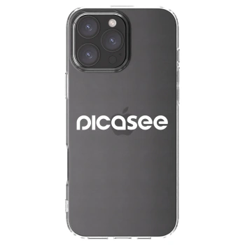 Picasee silikonový průhledný obal pro Apple iPhone 16 Pro Max - Picasee - new logo - white